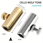 Sa Oled S&uuml;ndinud T&auml;heks - Professionaalne Viiuli Hundiheli Eliminator, Metall/Messing Aksessuaar Parandatud Helikvaliteedile, &bdquo;Cello Wolf&ldquo; garso įrenginio standartinis modelis (auksinis / sidabrinis atsitiktinis)