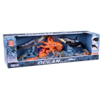 Mereloomade figuuride komplekt 10 tk Hai Krabi Orka Octopus ZA5175
