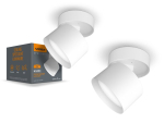 Lamp Spot GX53 Videx, valge, 2 tk.