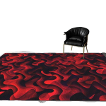 Kuldne Teemant Samet Libisemisvastase Plastikp&otilde;hjaga Vaip, 79 * 118 colių / 200 * 300 cm