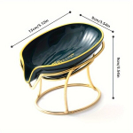 1tk Jaotatud Vertikaalne Ovaalne Seebialus Hotellivannituppa, Juodai žalia