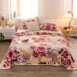 1tk Pehme ja Soe Lilleline Flanell-pleed Koduks., 180x200 cm