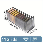 Mitmek&uuml;lgne 11-Grid Riietekapp Korraldaja Riided ja Lasteaed., Juoda