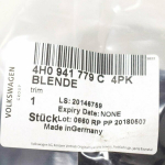 AUDI A8 S8 Quattro tagatuli Tagatuled originaal 4H0941779C4PK