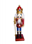 P&auml;hklipureja puidust figuur J&otilde;ulukollektsioon 25 cm KING Scepter