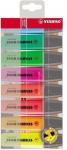 Stabilo BOSS ORIGINAL Surligneur.colors assorties encre &agrave; l'eau 2-5 mm pack de 8