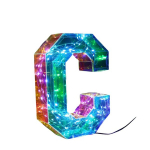 Glam Stiil LED T&auml;hed ja Numbrid - USB ja Patarei, V&auml;rviline Dekoratsioon Pulmadeks ja Pidustusteks, C