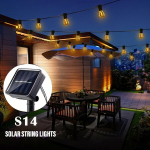 S14 Retro P&auml;ikese J&otilde;ulutuled, 10/20/30 LED, V&auml;lisvalgustus., 4,25 m / 13,94 pėdų 10 &scaron;viesos diodų