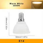 4tk MR16 GU10 E27 E14 LED-pirn Sisevalgustus Dimmable 12W., &Scaron;iltai balta 3000K