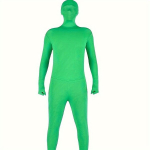 1tk T&auml;iskeha &Uuml;likond Unisex Spandex Veniv T&auml;iskasvanute Kost&uuml;&uuml;m, Halloween Kost&uuml;&uuml;m Cosplayks., Žalias