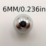 Raud pinnatud teraskuulid, 100 tk, 5MM l&auml;bim&otilde;&otilde;t, 9 mm