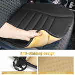Autoistmepadi, Autoistmepadja istmekate, Memory Foam Mugav toolikaitse Libisemisvastane Mat Pad Autoistmekate, Auto Office Home - must
