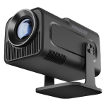 Projektor Videoprojektor, kaasaskantav, Full HD 1080P, 390 ANSI, WiFi6 Bluetooth 5, meediapleier, Allwinner H713 1G+8G, Android TV 11.0, must