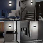 LED-sensoriga seinavalgusti, USB-laetav, akutoitega juhtmeta LED-seinavalgusti koos liikumisanduriga, siseruumide seinavalgustid, automaatne sisse-/v&auml;ljal&uuml;litus,