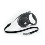 Flexi automaatne rihm Black Design S, hall, 5 m