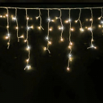 J&otilde;ulup&auml;rg - j&auml;&auml;purikad fassaadidele ja siseruumidesse, soe valge + FLASH, 10x0.7m, 26W, IP44, 432 LED