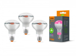 LED pirn taimede kasvatamiseks Videx, E27, 9W, 14 umol/s 1200K, 3 tk.