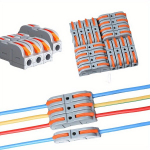 90tk Juhtmed Kompaktne &Uuml;hendus Hoova Mutrid, Elektriline Terminalid 28-12 AWG jaoks.