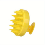 Pehme Silikoonist Peamassaaž - &Scaron;ampoonhari S&uuml;gavpuhastuseks & Juuksekasvuks., Geltona