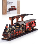 3D puidust konstruktor Robotime Steam Journey