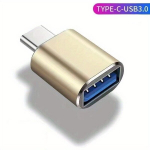 T&uuml;&uuml;p-C kuni USB3.0 Adapter 2 Komplekt T&uuml;&uuml;p-C &Uuml;leminek., Auksinis