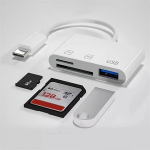 USB-C Mitmefunktsionaalne SD/TF Kaardilugeja USB 3.0 OTG Kaamera Adapter.