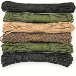 10m/20m/30m 4mm Paks Paracord Telkimiseks ja Matkamiseks K&auml;sitsi Valmistatud DIY K&ouml;is