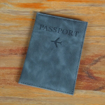 Armastajate Paari Passi&uuml;mbris Lihtne Lennuki Kott Pidaja PU Rahakott Pulmakink variant-29954, Mėlyna