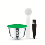 1/2tk Silikoonkate Roostevaba Teras Kapsel Dolce Gusto Kohvikapslitele., 1 vnt