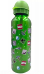 Alumiiniumist veepudel Minecraft, 500 ml, roheline