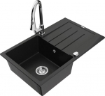 Graniidist k&ouml;&ouml;givalamu Mexen Bruno koos segisti ja sifooniga, Black+Chrome