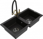 Graniidist k&ouml;&ouml;givalamu Mexen Mario koos segisti ja sifooniga, Black+Black/Gold