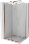 Mexen Velar liuguks du&scaron;inurk 90 x 85 cm, l&auml;bipaistev, harjatud vask - 871-090-085-01-65