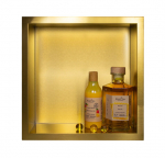 WALL-BOX ONE Gold / Messing - &Uuml;ks kuldne riiul 30x30x10 cm