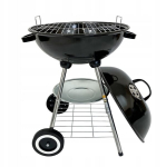 Ratastel s&ouml;ega aiagrill, kinnine riiul, BBQ 1014