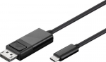 MicroConnect USB-C &ndash; DisplayPort, 2 m