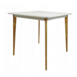 Laud Emily, 80x80x75 cm, valge raam