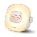 Muse Light Clock Radio ML-198CR USB port White AUX in