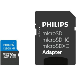 M&auml;lukaart Philips MicroSDXC, 128GB klass 10 UHS-I U3