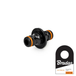 Voolikuliitmik kahele &uuml;hendusele Bradas BLACK LINE