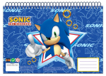 Sonic the Hedgehog Rush Sonic the Hedgehog A/4 spiral sketchbook, 30 lehte