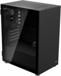 Aerocool korpus CS-111-G-BK-v1 (must, Tempered Glass)