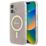 Guess GUHMP16SH4STP iPhone 16 6.1" r&oacute;żowy|pink hardcase IML 4G MagSafe