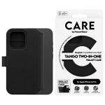 CARE by PanzerGlass Feature Tango 2in1 Wallet iPhone 16 Pro 6.3" MagSafe czarny|black 1330