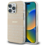 DKNY DKHMP16LHRHSEP iPhone 16 Pro 6.3" r&oacute;żowy|pink hardcase Repeat texture patern & Stripe MagSafe