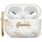 Guess GUAP2PG4GPH AirPods Pro 2   (2022|2023) cover biały|white 4G Hook