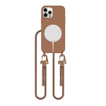 MagNecklace MagSafe &uuml;mbris iPhone 12 / 12 Pro jaoks &ndash; pruun