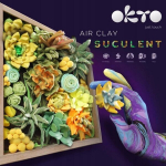 Wood&Craft DIY Succulents Energy Art.ETC10009