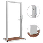 vidaXL v&auml;lidu&scaron;&scaron; koos alusega, WPC, roostevaba teras