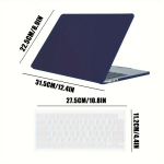 Moodne Arvutikaitse Juhul + L&auml;bipaistev Klaviatuurikile, Sobib MacBook 14.2 Pro veekindel., Mėlyna-4